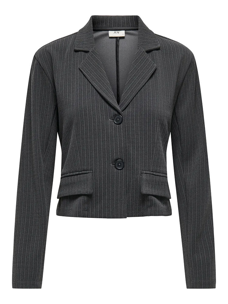 Jdydolores Short Blazer-Dark Grey