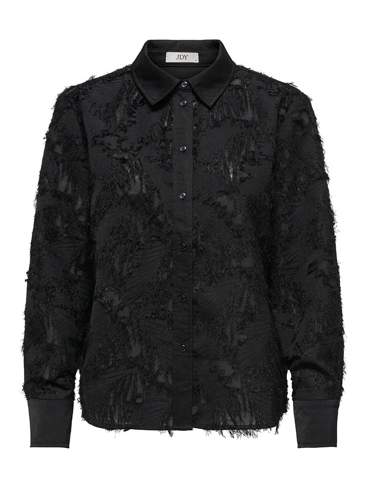 Jdytess Contrast Black Shirt