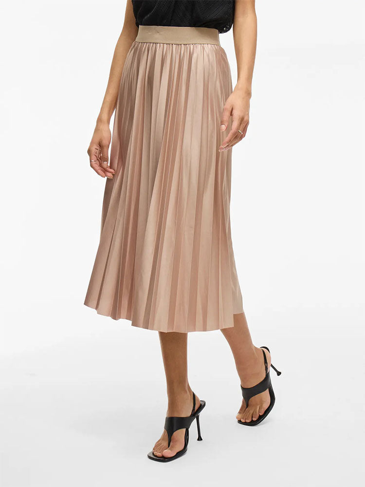 Vinitban Midi Skirt-Sandshell