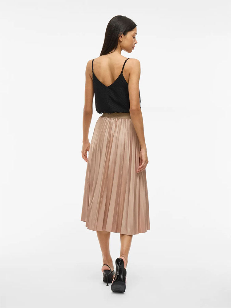 Vinitban Midi Skirt-Sandshell