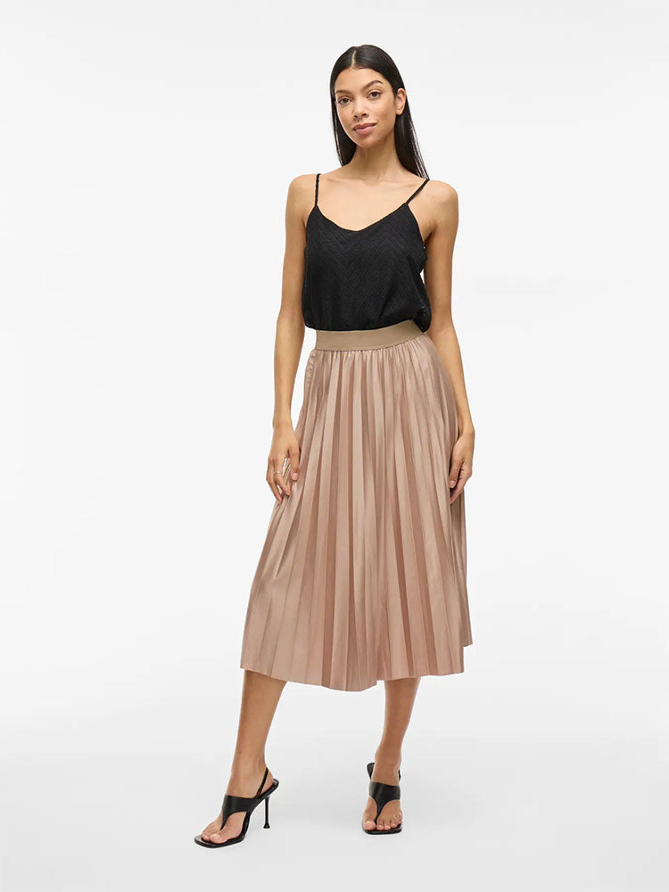 Vinitban Midi Skirt-Sandshell