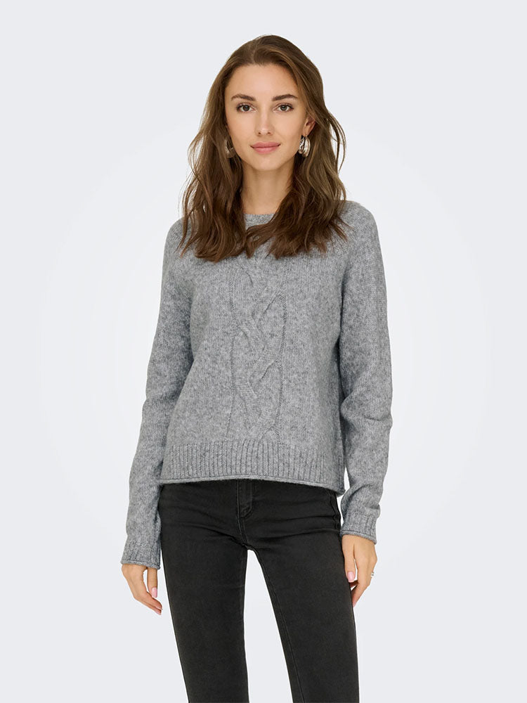 Jdysusanna Knit Sweater-Grey