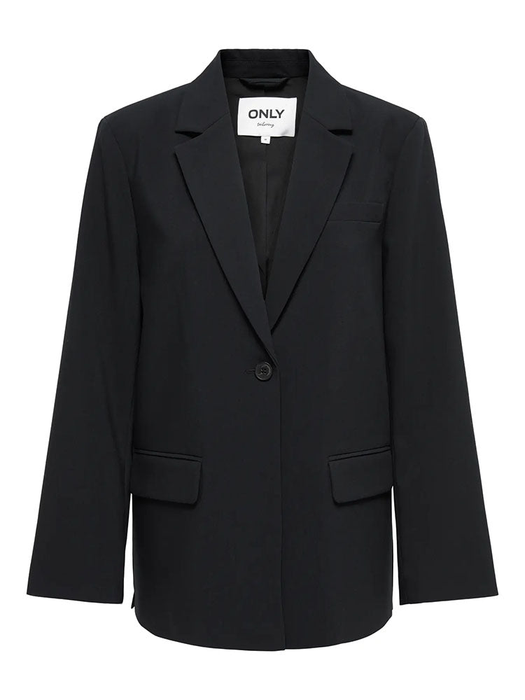 Onlnoelia Yasmine Slit Blazer-Black