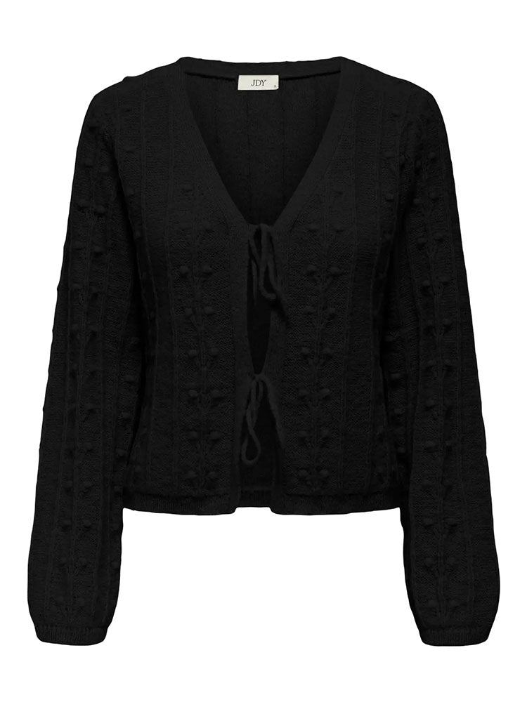 Jdysigrid Tie Cardigan-Black