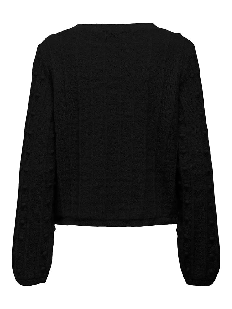 Jdysigrid Tie Cardigan-Black