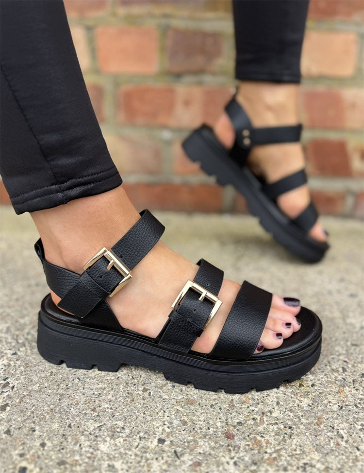 Something Sandals-Black