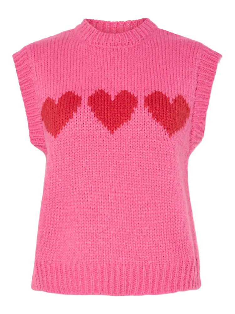 Pcjove Knit Vest-Sugar Plum
