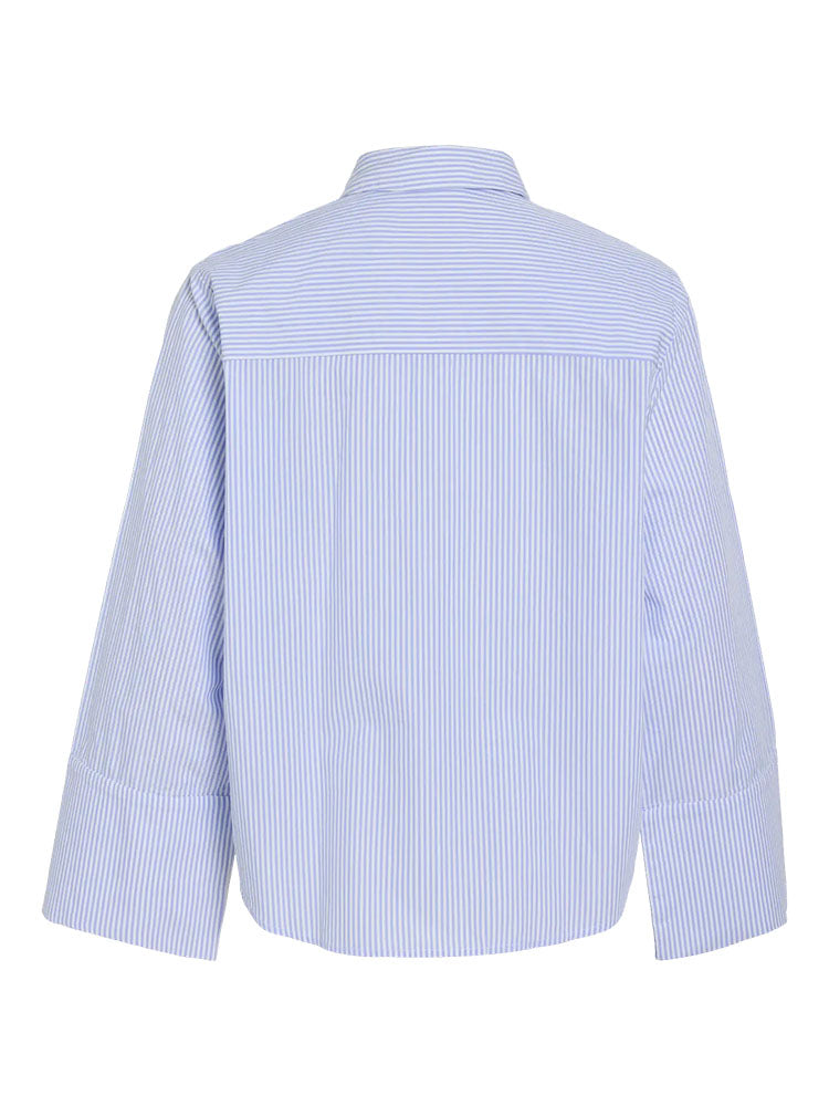 Vipilina Striped Shirt-Light Blue/White
