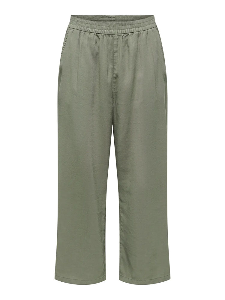 Onlaris Culotte Trousers-Khaki