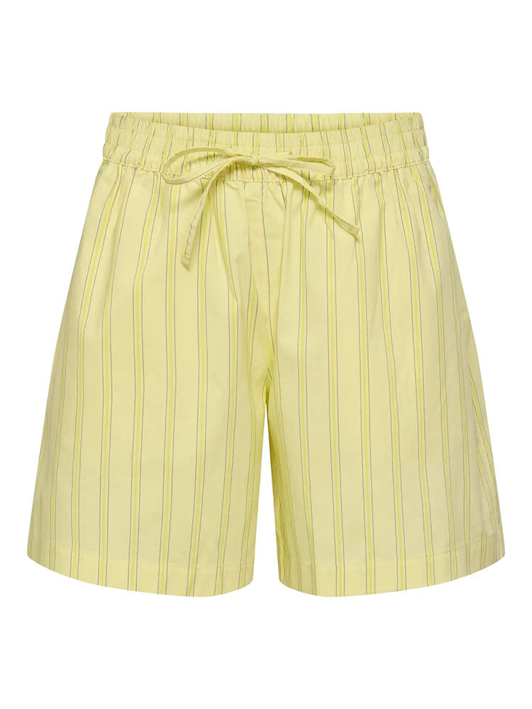 Jdymio Mid Waist Shorts-Yellow Stripe