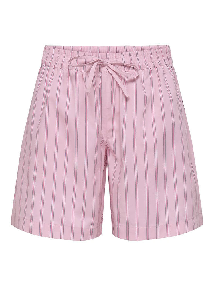 Jdymio Mid Waist Shorts-Pink Stripe