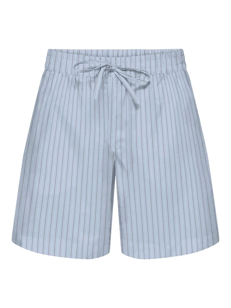 Jdymio Mid Waist Shorts- Blue Stripe