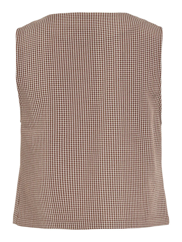 Vijuo Check Waistcoat